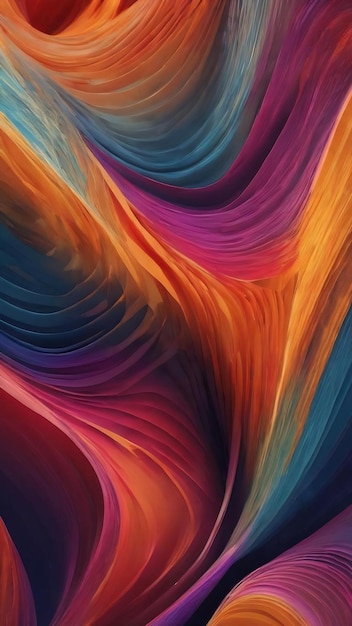 Abstract background with waves and lines illustration for your design