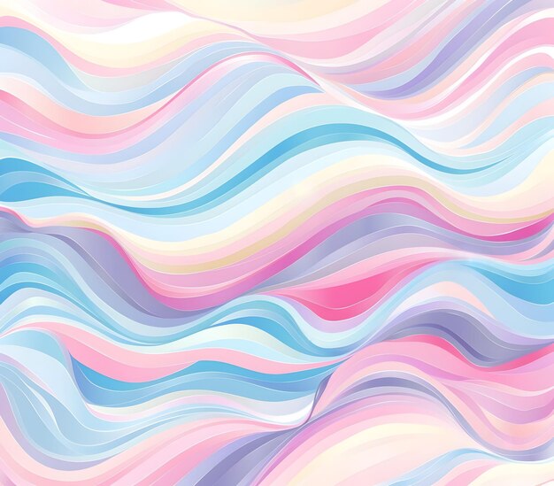 Photo abstract background with waves in pastel colors