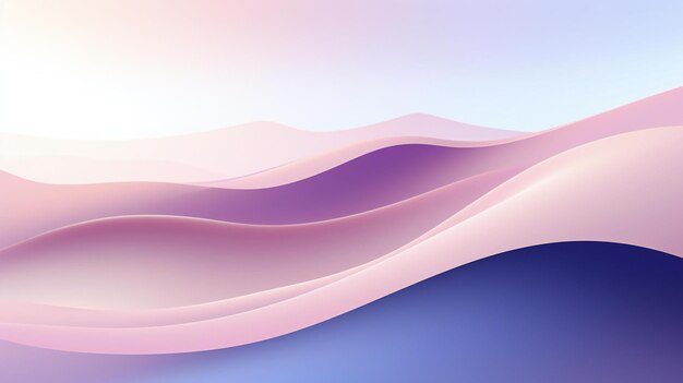 Abstract background with waves in pink and blue