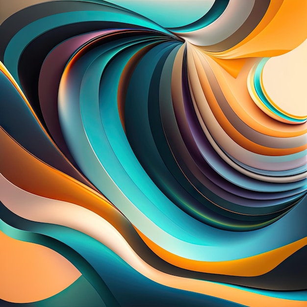 Abstract background with waves