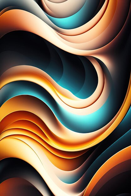 Abstract background with waves