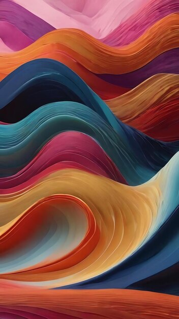 Abstract background with waves