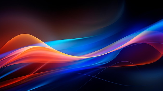 abstract background with waves