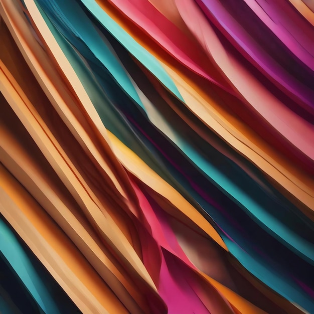 Abstract background with waving stripes