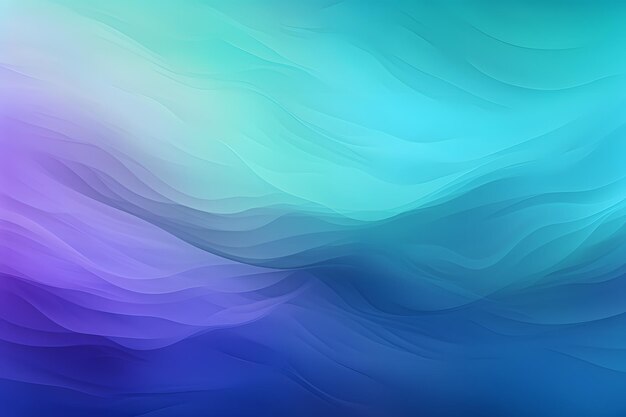 abstract background with wavy blue and purple colors Generative AI