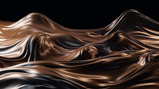 An abstract background with a wavy design in brown and brown tones