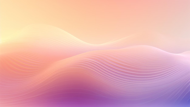 Photo abstract background with wavy lines and a blury background generative ai