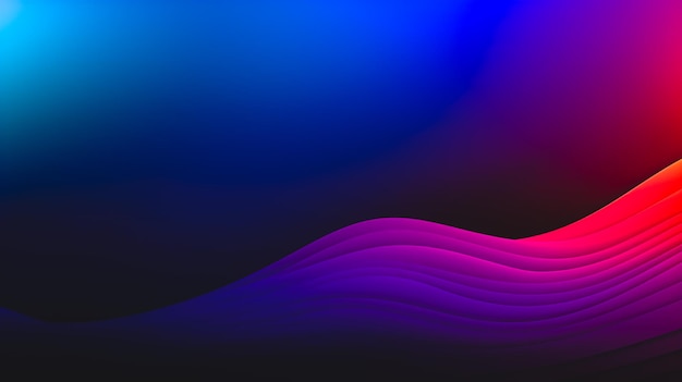 Abstract background with wavy lines generative ai