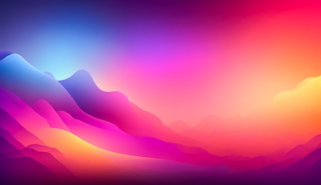 Abstract background with wavy lines generative ai