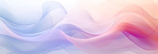 Abstract background with wavy lines and shapes in pastel colours