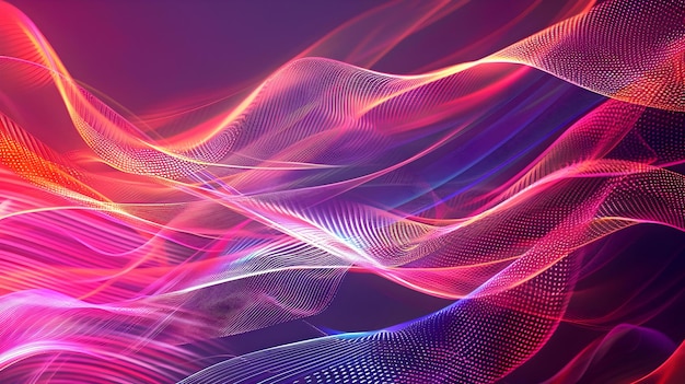 Abstract background with wavy lines