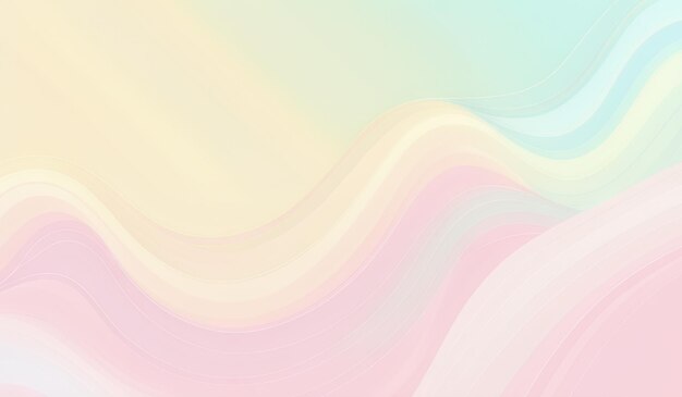Photo abstract background with wavy pastel colors