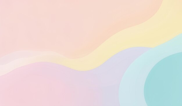 Photo abstract background with wavy pastel colors