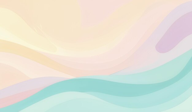 Photo abstract background with wavy pastel colors