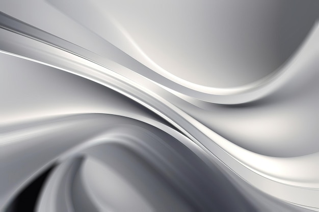 Abstract background with wavy shapes Generative AI