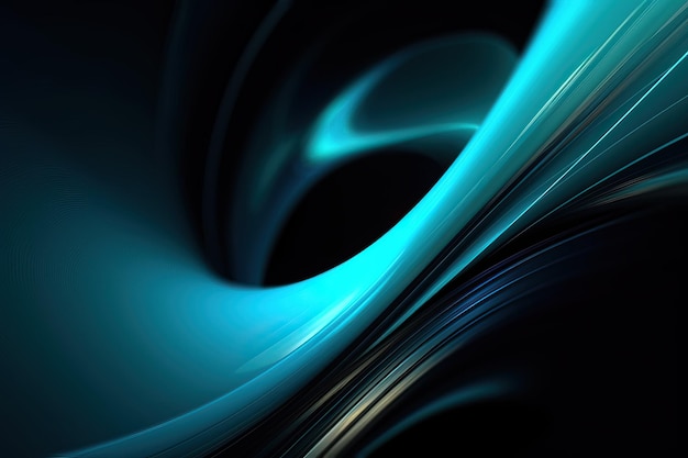 Photo abstract background with wavy shapes generative ai
