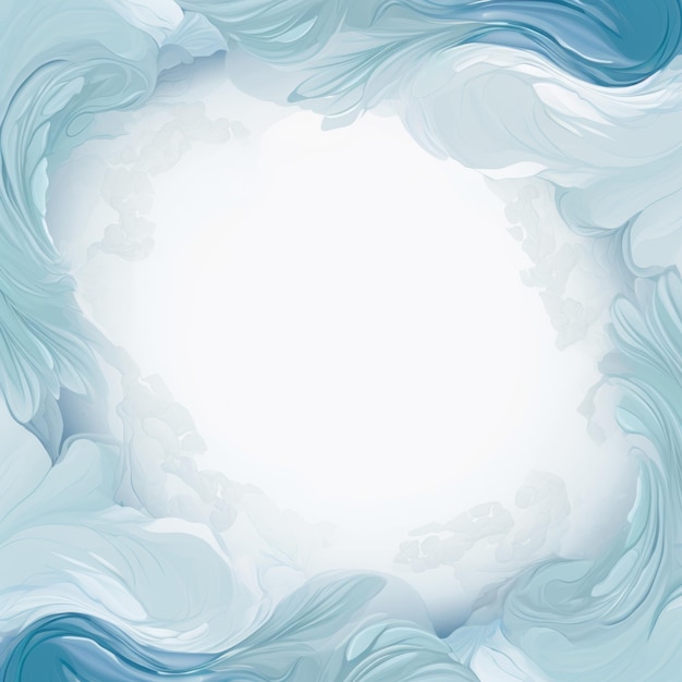 abstract background with white and blue swirls