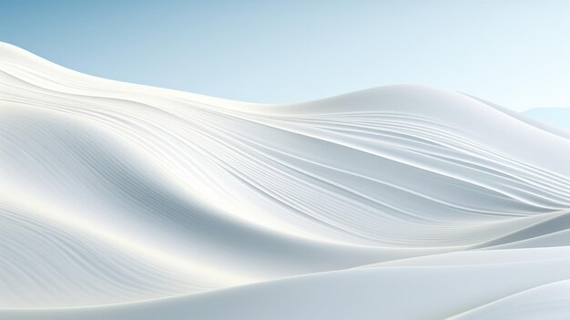 Abstract background with white waves and mountains