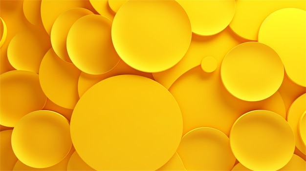 黄色い立方体の抽象的な背景 3Dレンダリング 3Dイラスト