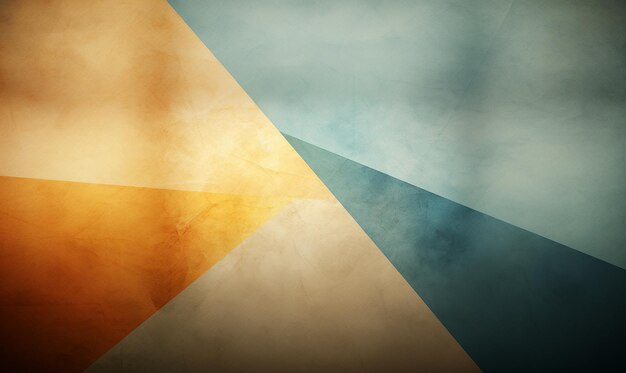 abstract background with a yellow and orange diamond and a blue sky