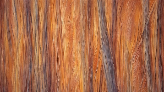 주황색과 갈색의 그늘에서 나무 벽의 추상적인 배경
