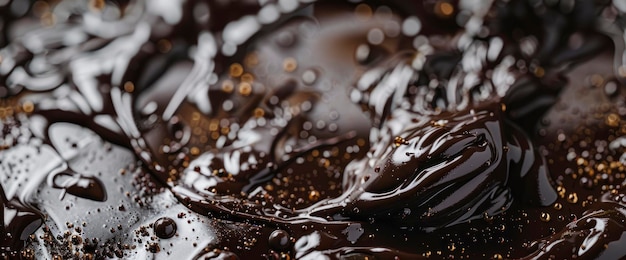 Photo abstract background world chocolate day chocolate droplet designs world chocolate day background