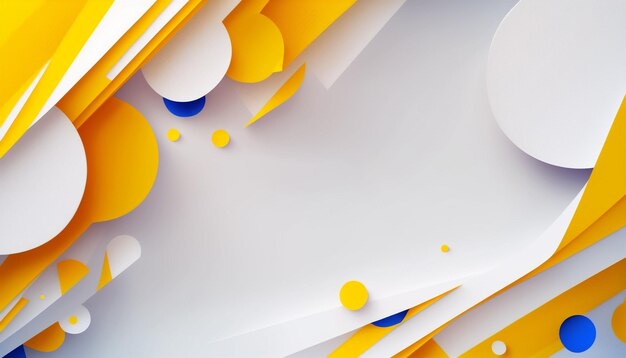 Abstract background. Yellow and blue gradient on white background. Suitable for youtube banners