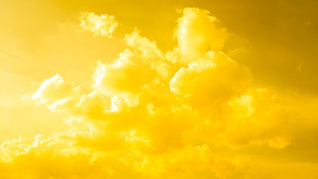 abstract background of yellow cloudy