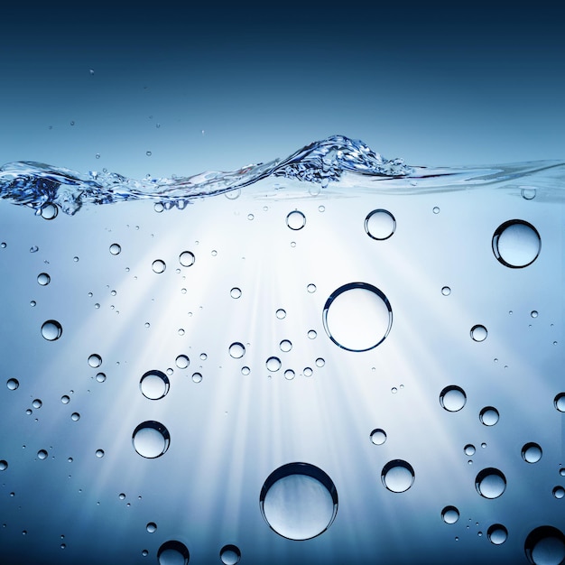 Abstract backgrounds with water bubbles