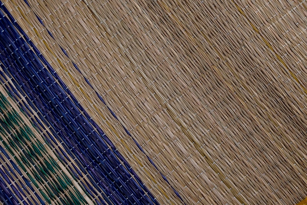 Abstract Bamboo mat texture background