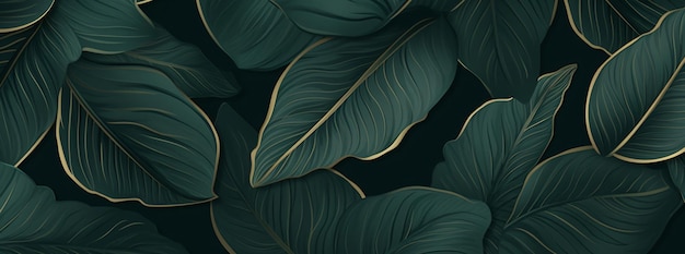 abstract Banana leaf tropical background calathea green leaves monstera deliciosa vegetation