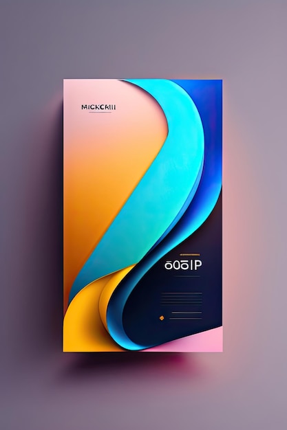 Abstract banner template for business