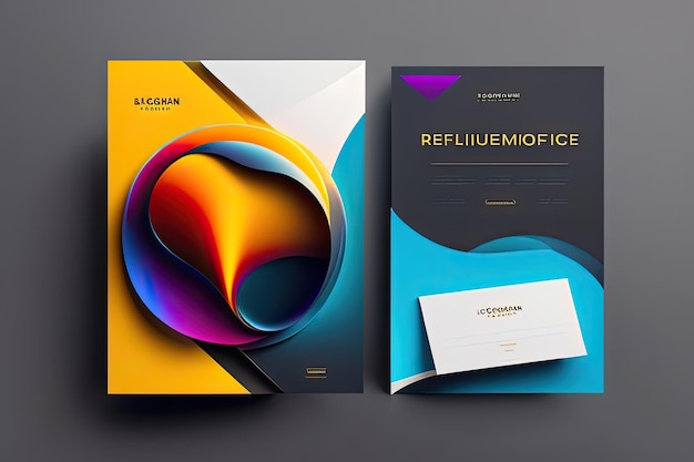 Abstract banner template for business