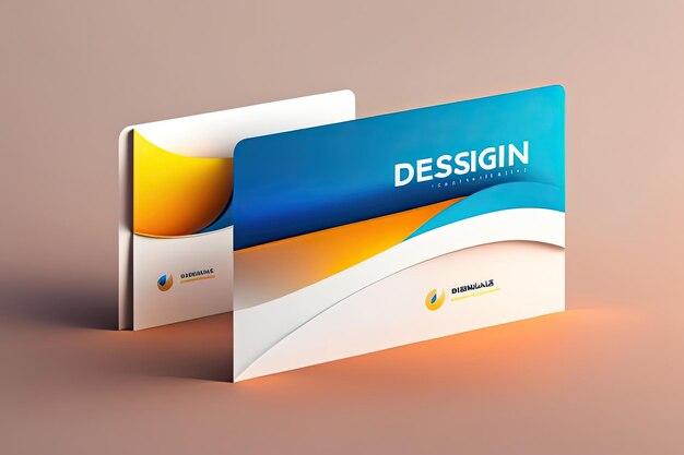 Photo abstract banner template for business