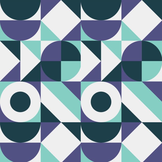 Abstract Bauhaus pattern