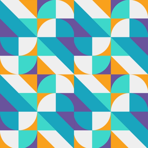 Abstract Bauhaus pattern