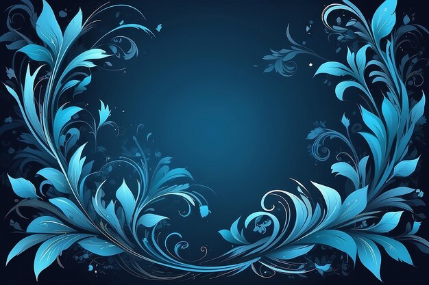 Abstract beautiful blue elegant background illustration beautiful