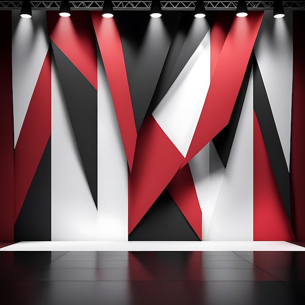 abstract beautiful podium background