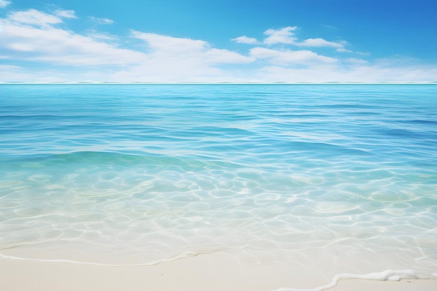 Abstract beautiful sandy beaches background with crystal clear waters of the sea and the lagoon