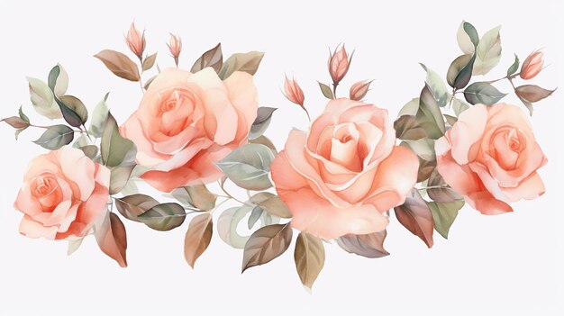 Абстрактные Красивые Мягкие Цветные Розы