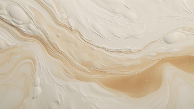 Abstract beige art Beige fluid art texture AI generative