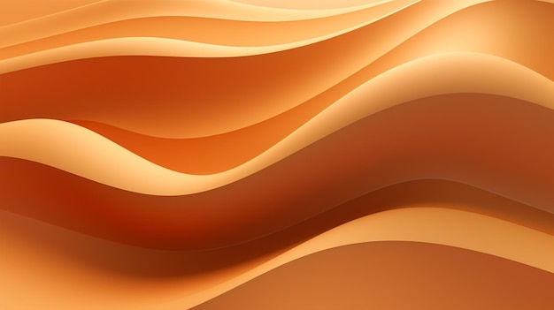 Abstract beige color waves wallpaper