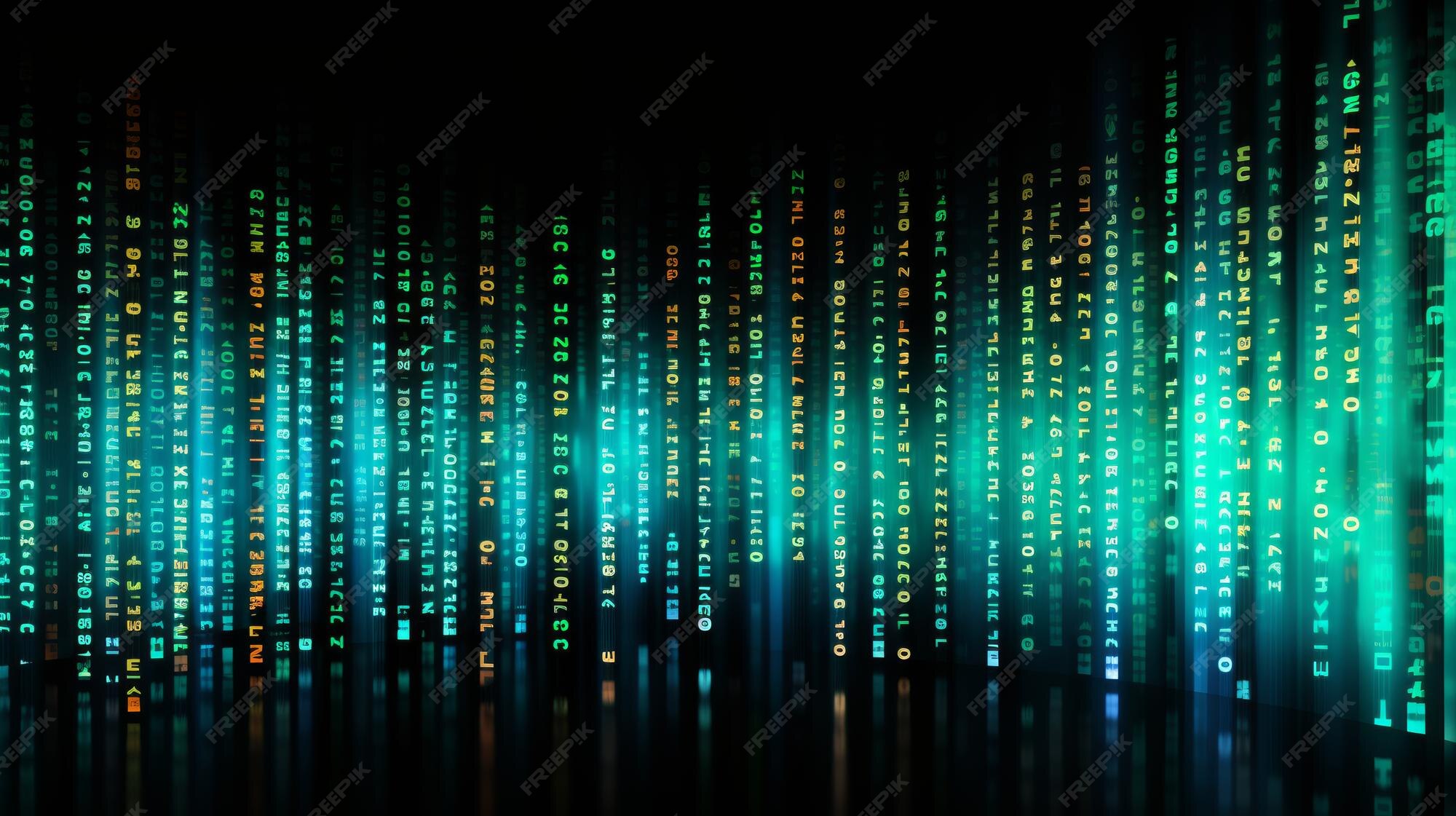 Premium Photo | Abstract binary code design digital programming pattern ...