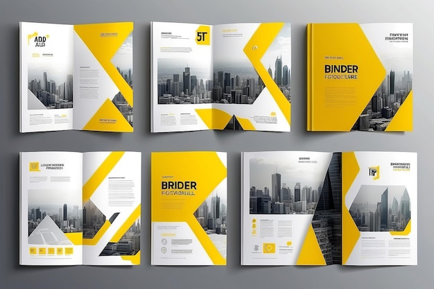 Abstract binder layout Witte a4 brochure omslag ontwerp Fancy info tekst frame