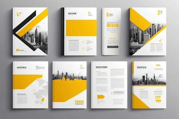 Abstract binder layout Witte a4 brochure omslag ontwerp Fancy info tekst frame