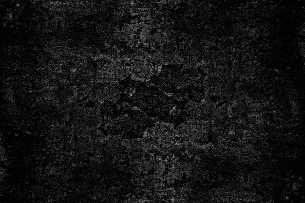 Foto astratto sfondo nero muro di cemento vuoto grunge stucco incrinato texture