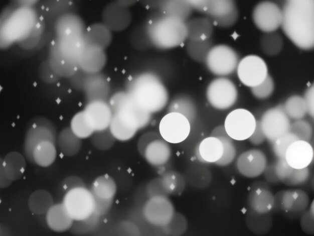 Foto fondo nero astratto di effetto delle luci del bokeh