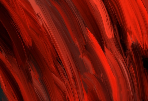 抽象的な黒と深紅の水平表現の縞模様の背景