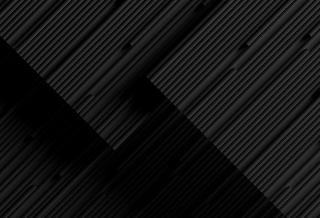 abstract black diagonal lines and layering with copy space 3d illustration background 3d rendering