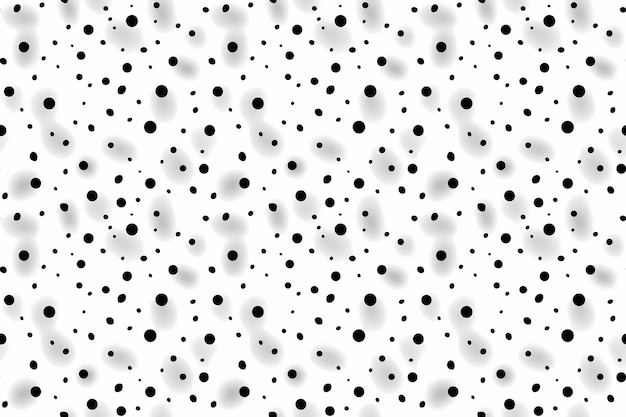 Photo abstract black dots seamless pattern